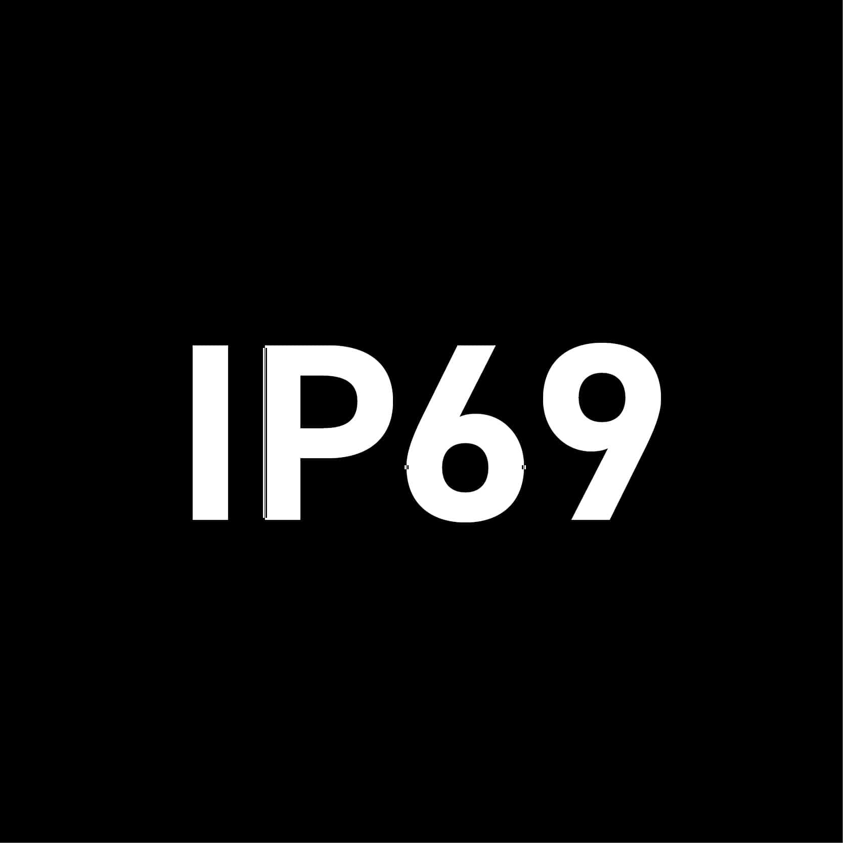 Schutzart IP 69 nach DIN EN 60529 (VDE 0470)
