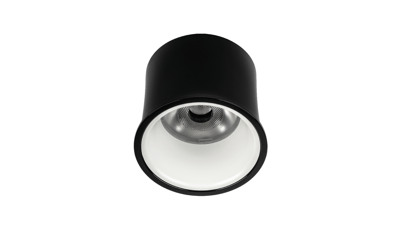 Aufsatz 38°, zurückversetzt schwarz