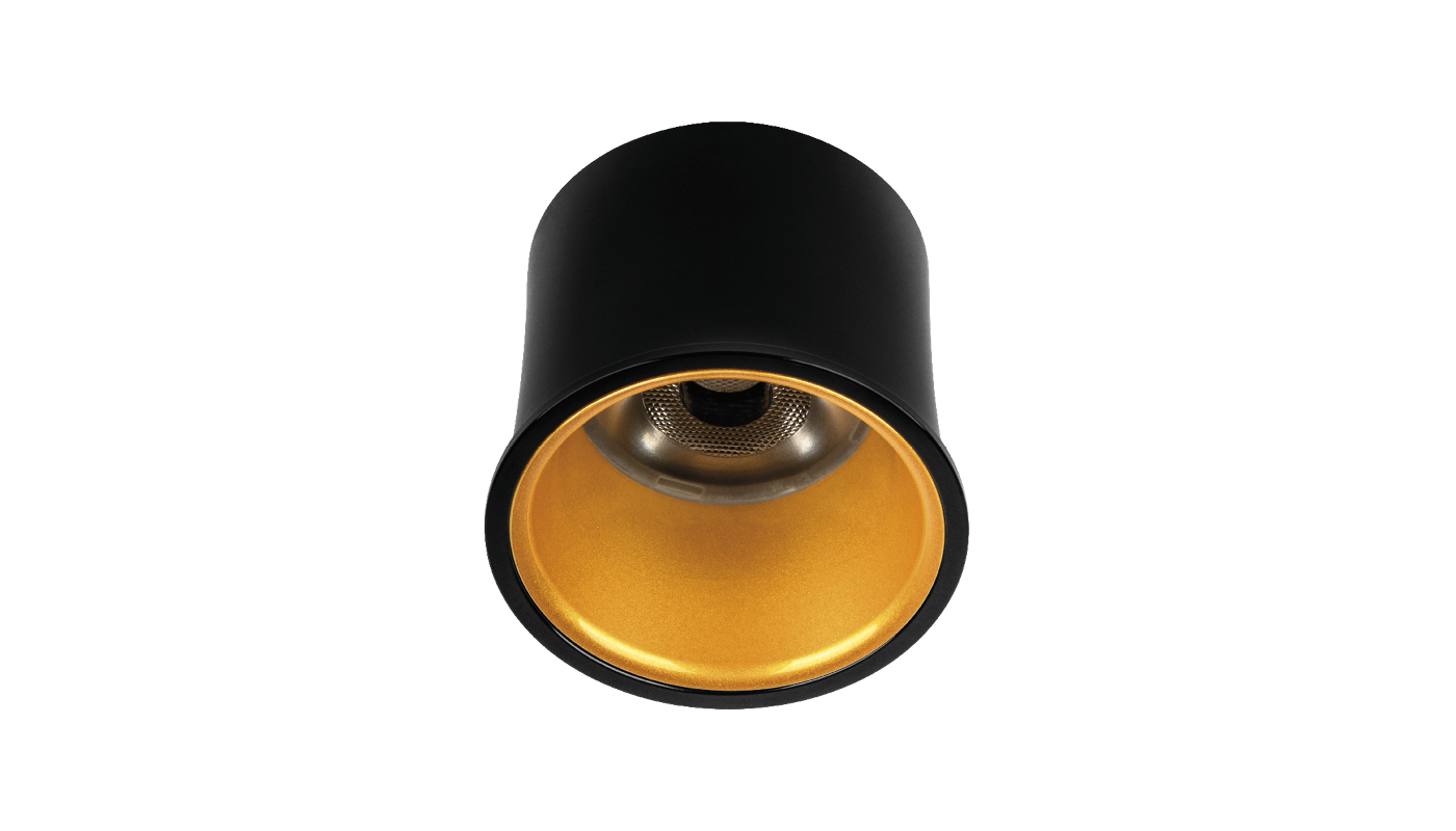 Aufsatz 38°, zurückversetzt schwarz