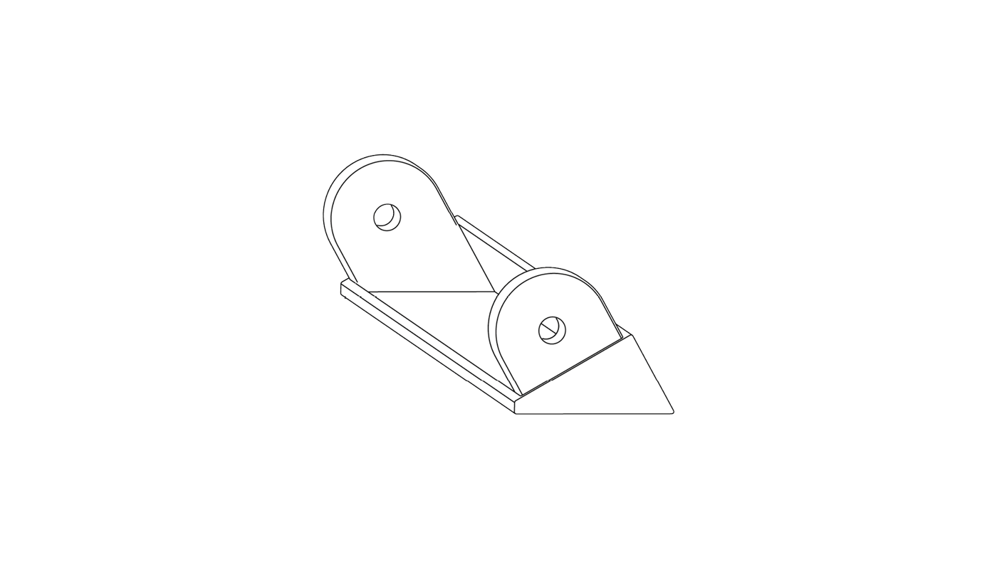 Montagebügel fix (FOLD 24)