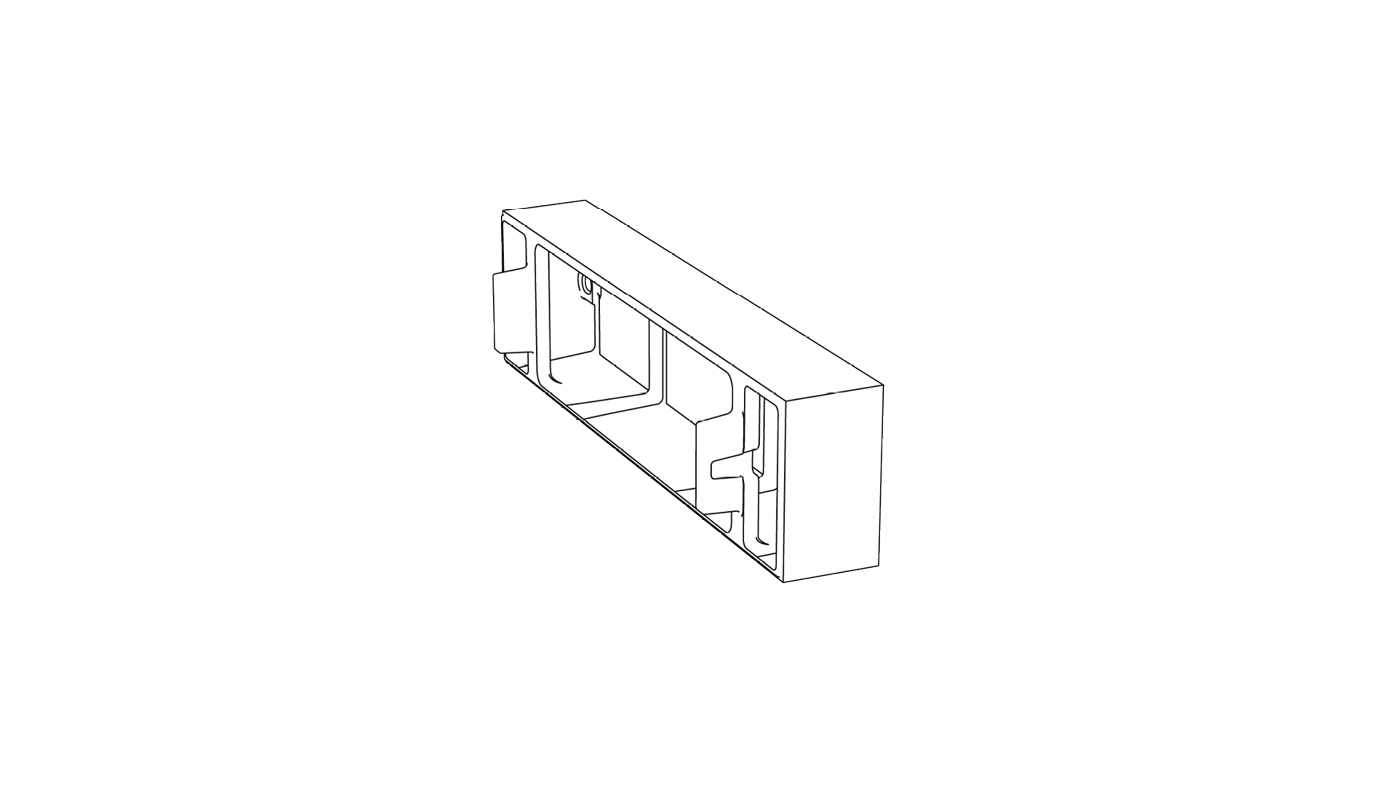 Wandhalterung (BLOCK S), Anthrazit