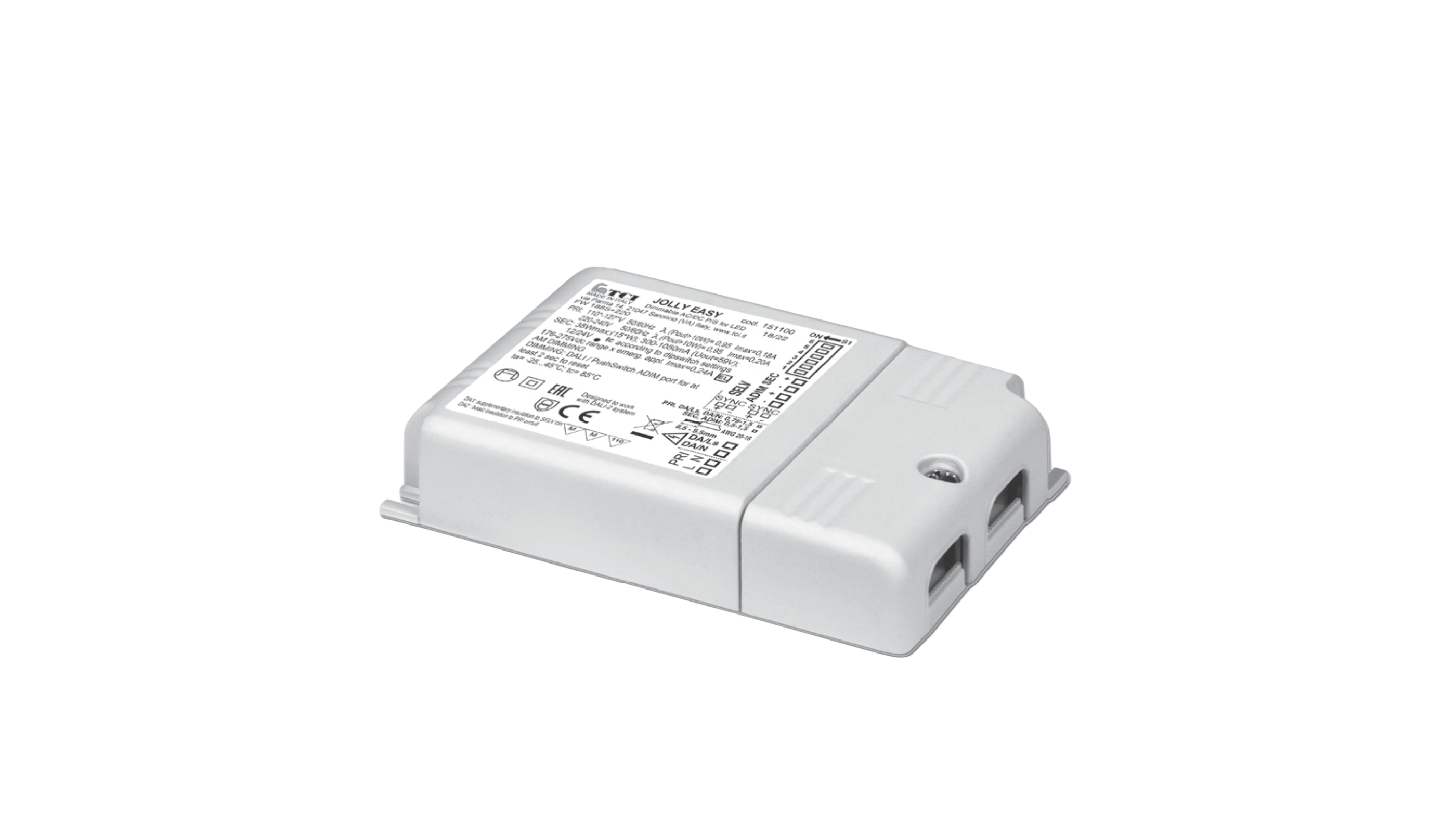 Konverter IP20, 21W, 500mA, PUSH, 0 10V, 1 10V