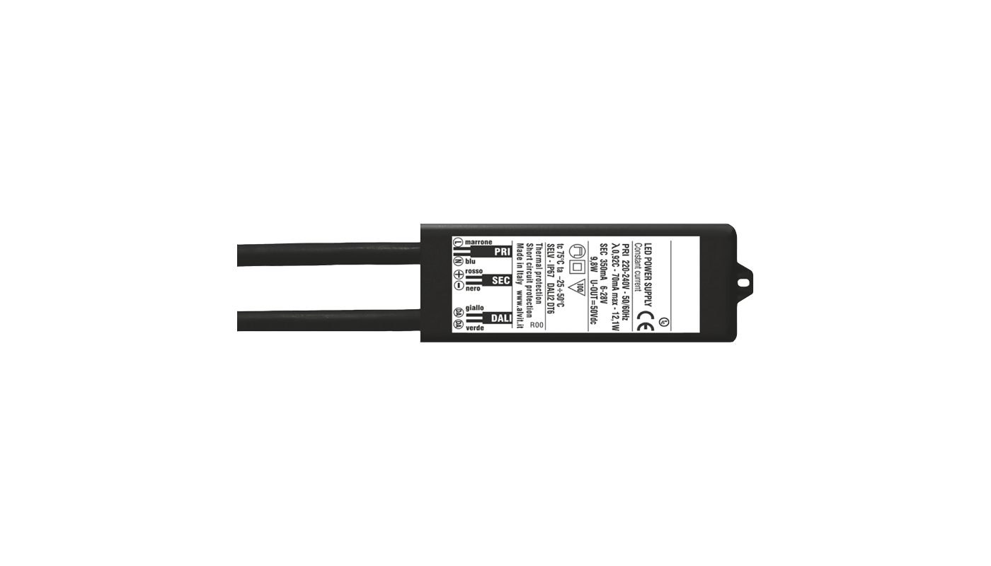 Konverter IP67, 9.8W, 350mA, DALI2