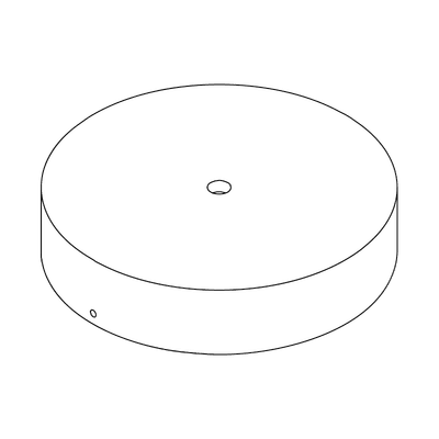 Montagesockel Aluminium