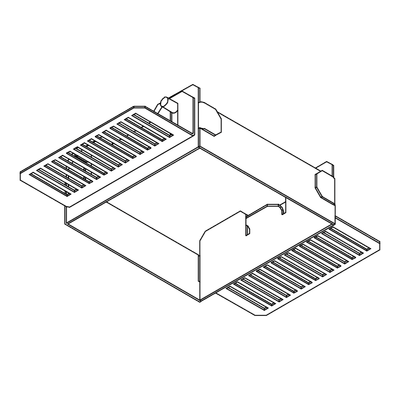 Einbaugehäuse für Gipskarton, Weiss