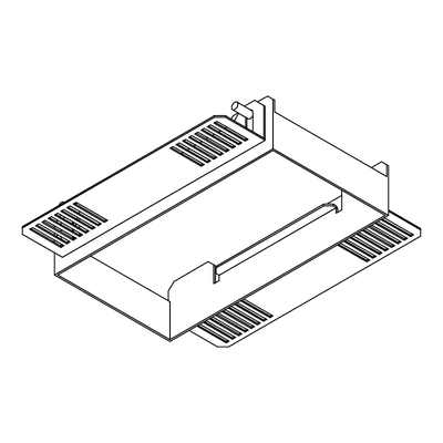Einbaugehäuse für Gipskarton, Weiss