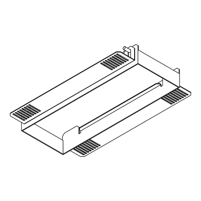 Einbaugehäuse für Gipskarton, Weiss