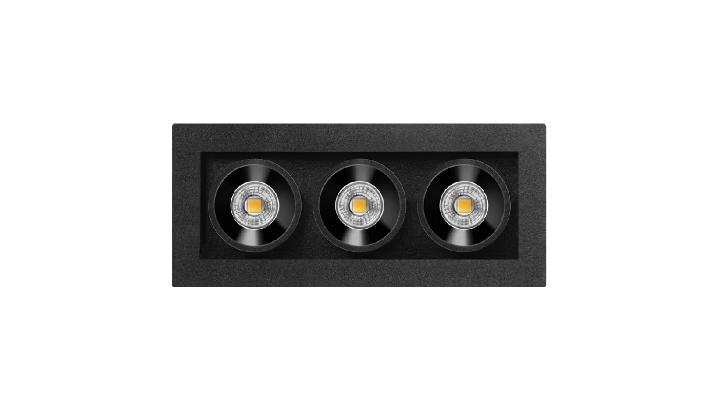 BLACK FOSTER MICRO RECESSED 3