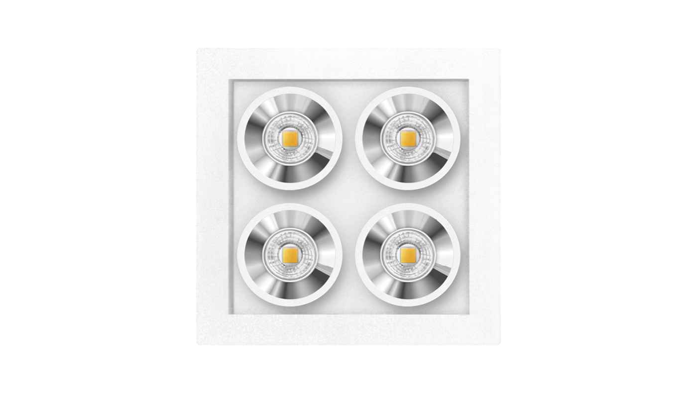 BLACK FOSTER MICRO RECESSED 2X2