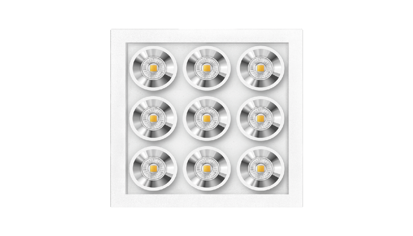 BLACK FOSTER MICRO RECESSED 3X3