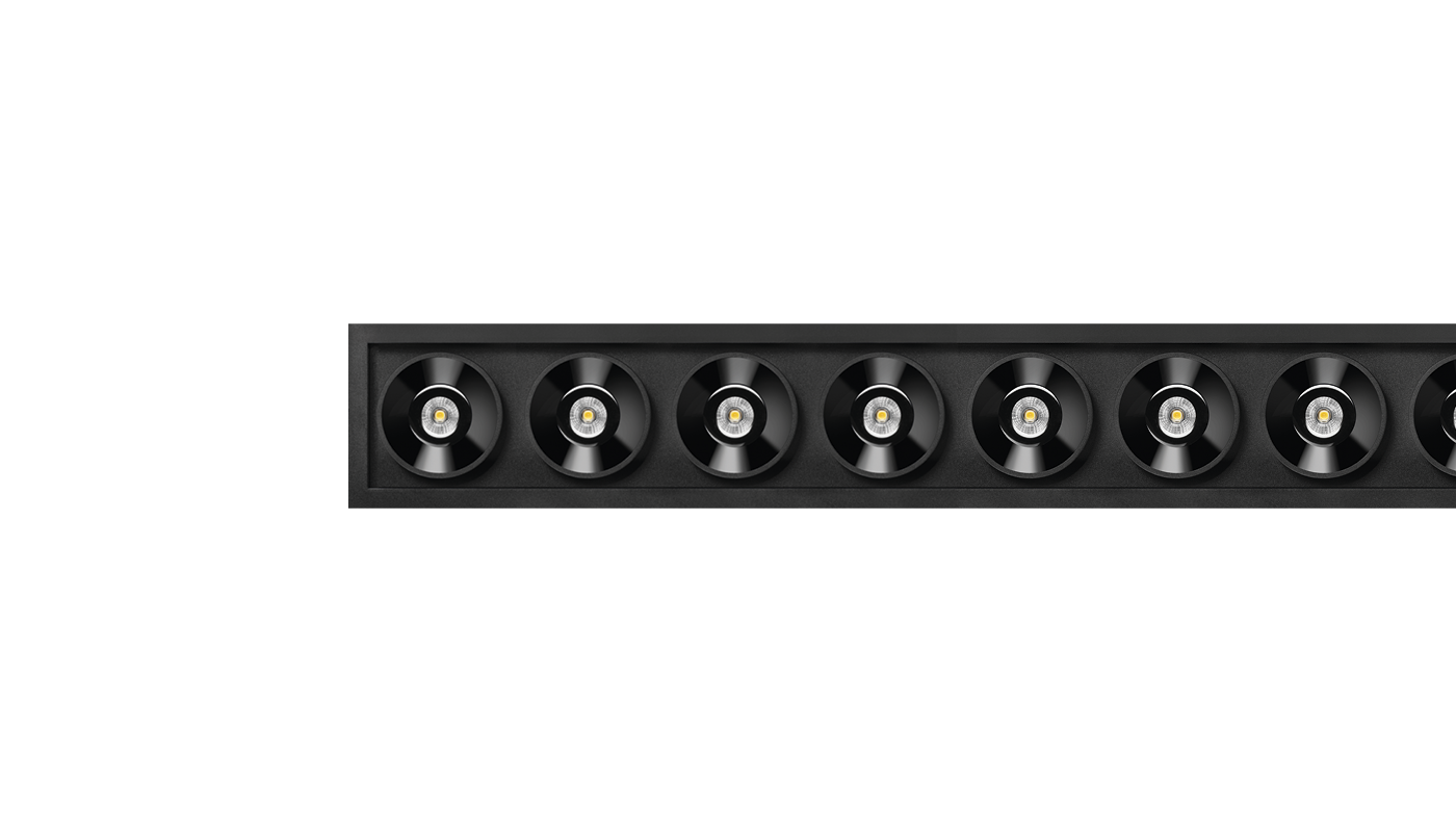 BLACK FOSTER RECESSED 10