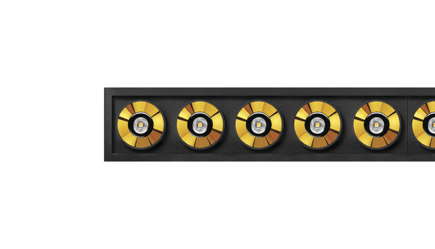 BLACK FOSTER RECESSED 10