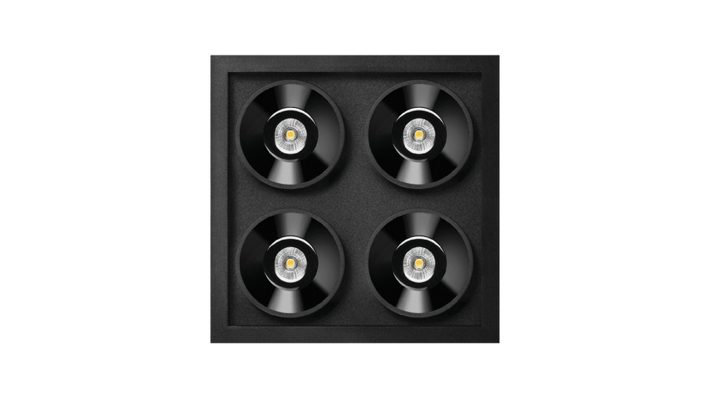 BLACK FOSTER RECESSED 2X2