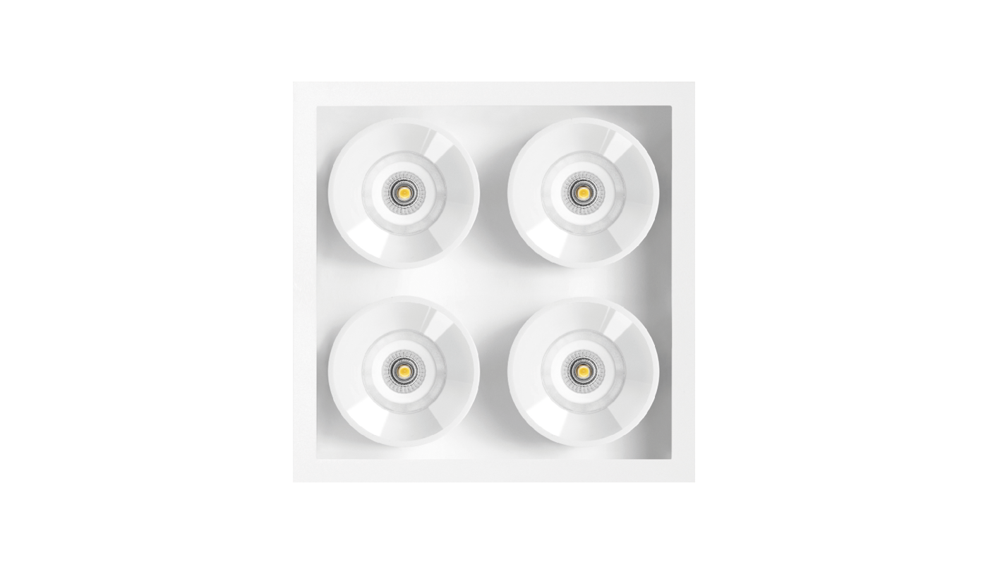 BLACK FOSTER RECESSED 2X2