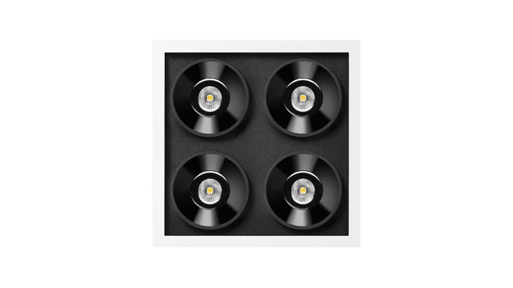 BLACK FOSTER RECESSED 2X2