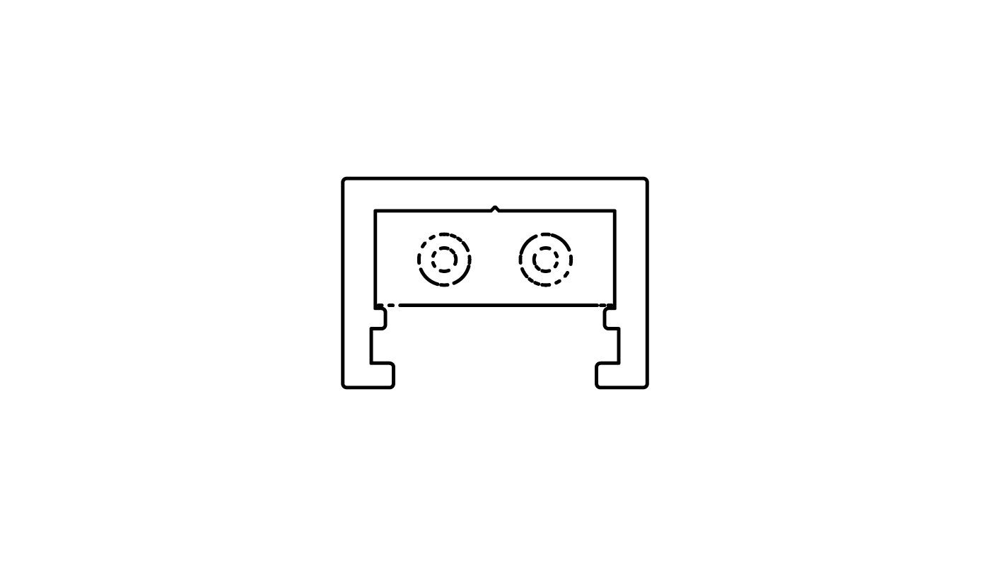 Profil 2m schwarz Minimal Track 24V