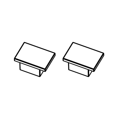 Endkappe zu Pendelprofil schwarz Minimal Track 24V