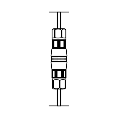 Connector IP67, Ø4,5-6,5mm