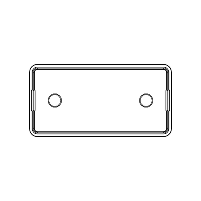 Einbaugehäuse für Beton zu SLIM