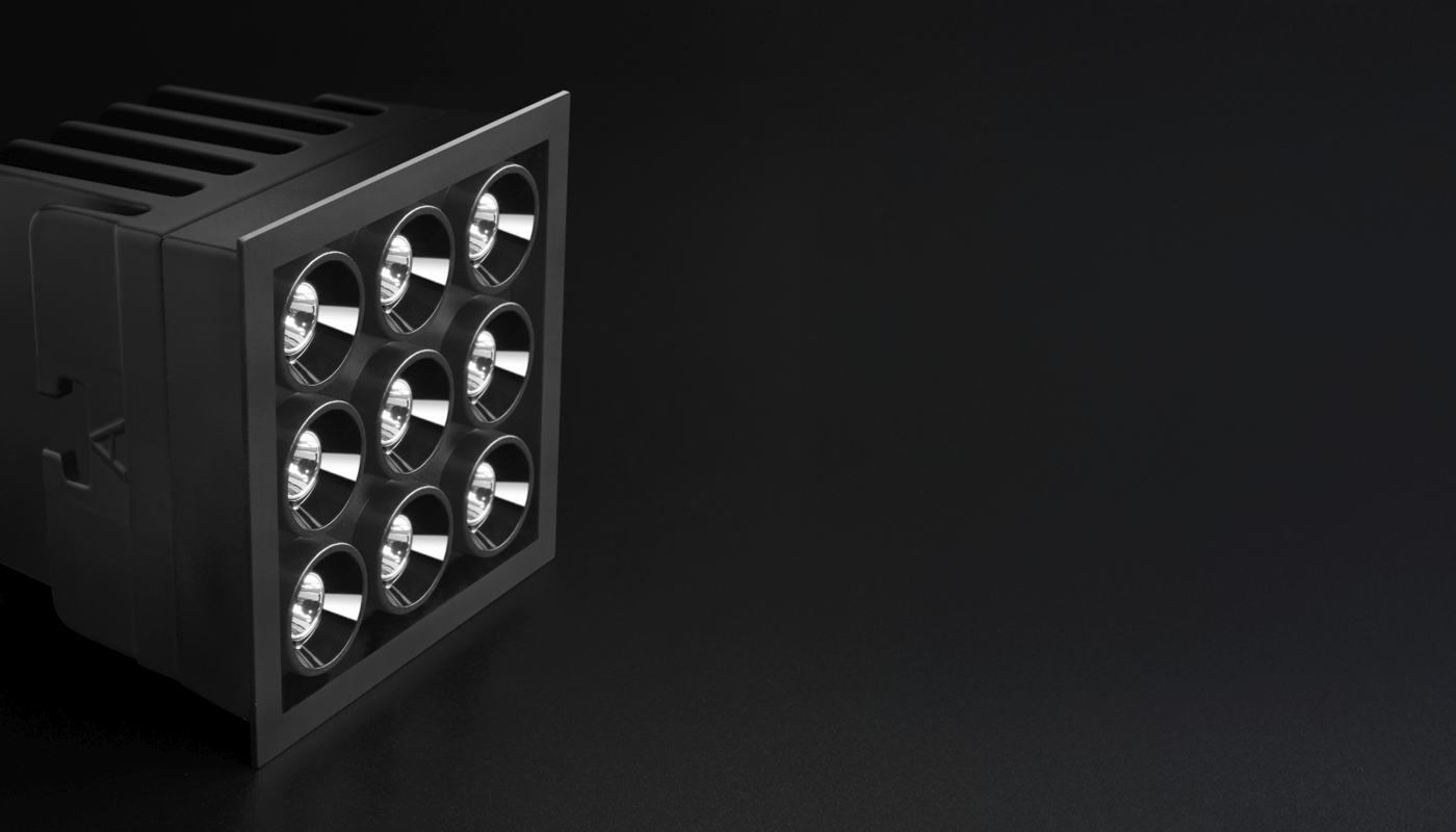 BLACK FOSTER MICRO RECESSED 3X3