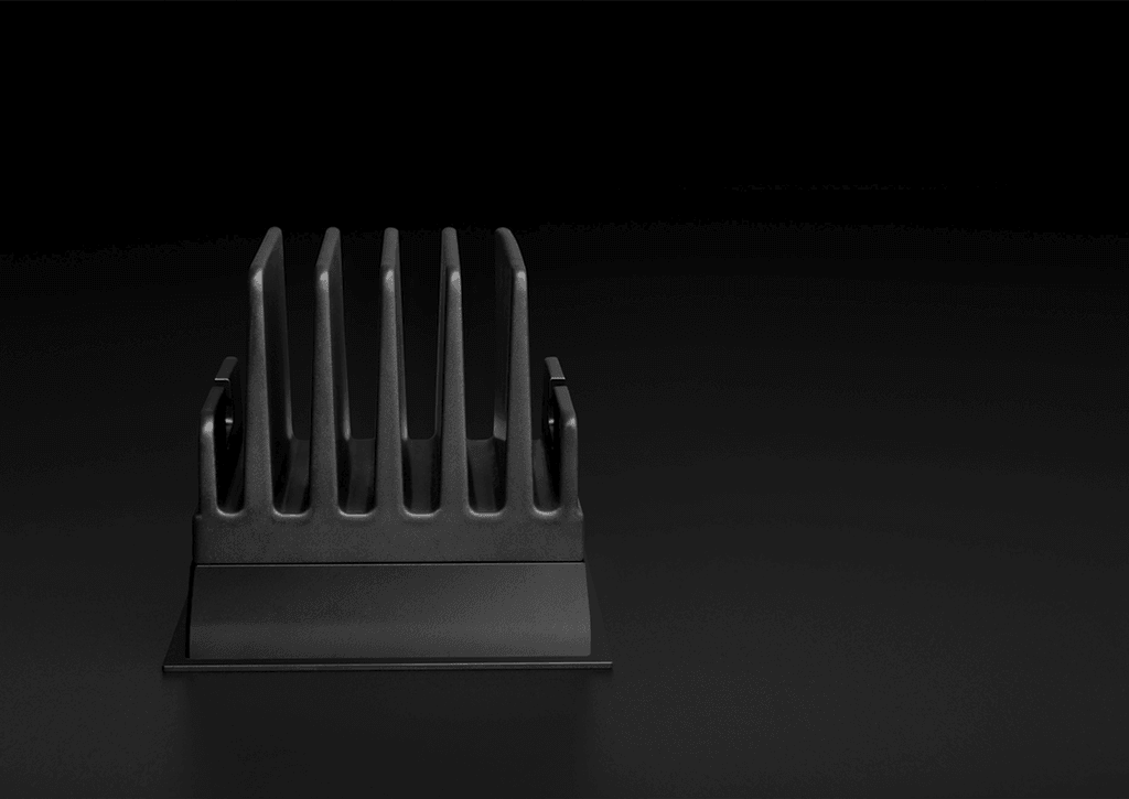 BLACK FOSTER MICRO RECESSED 3X3