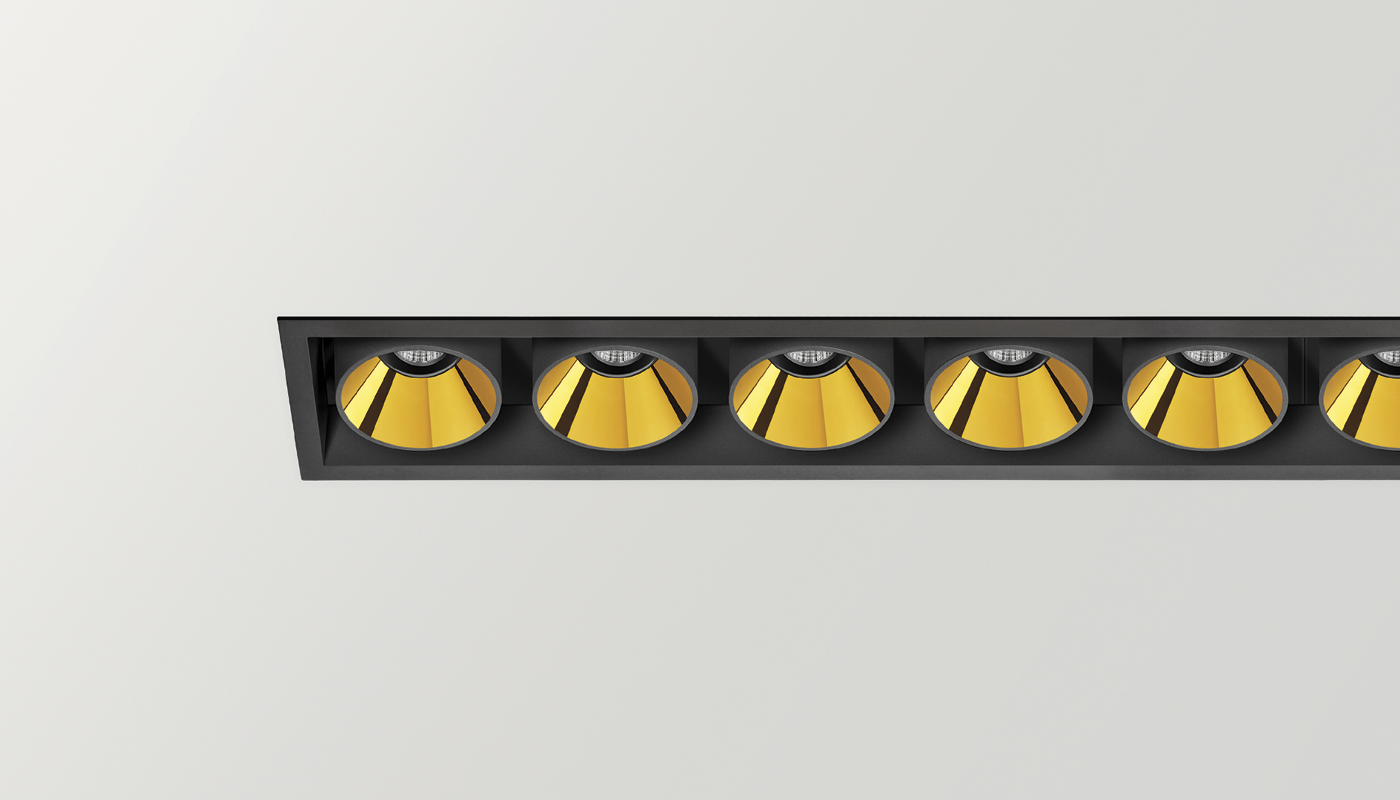 BLACK FOSTER RECESSED 10