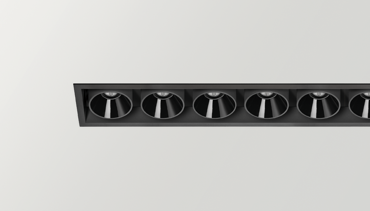 BLACK FOSTER RECESSED 10