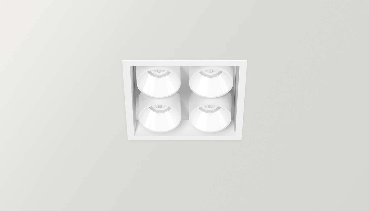 BLACK FOSTER RECESSED 2X2