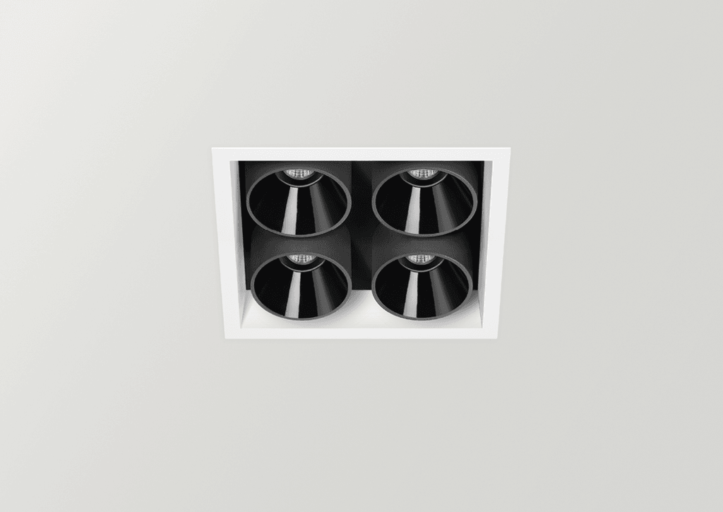 BLACK FOSTER RECESSED 2X2