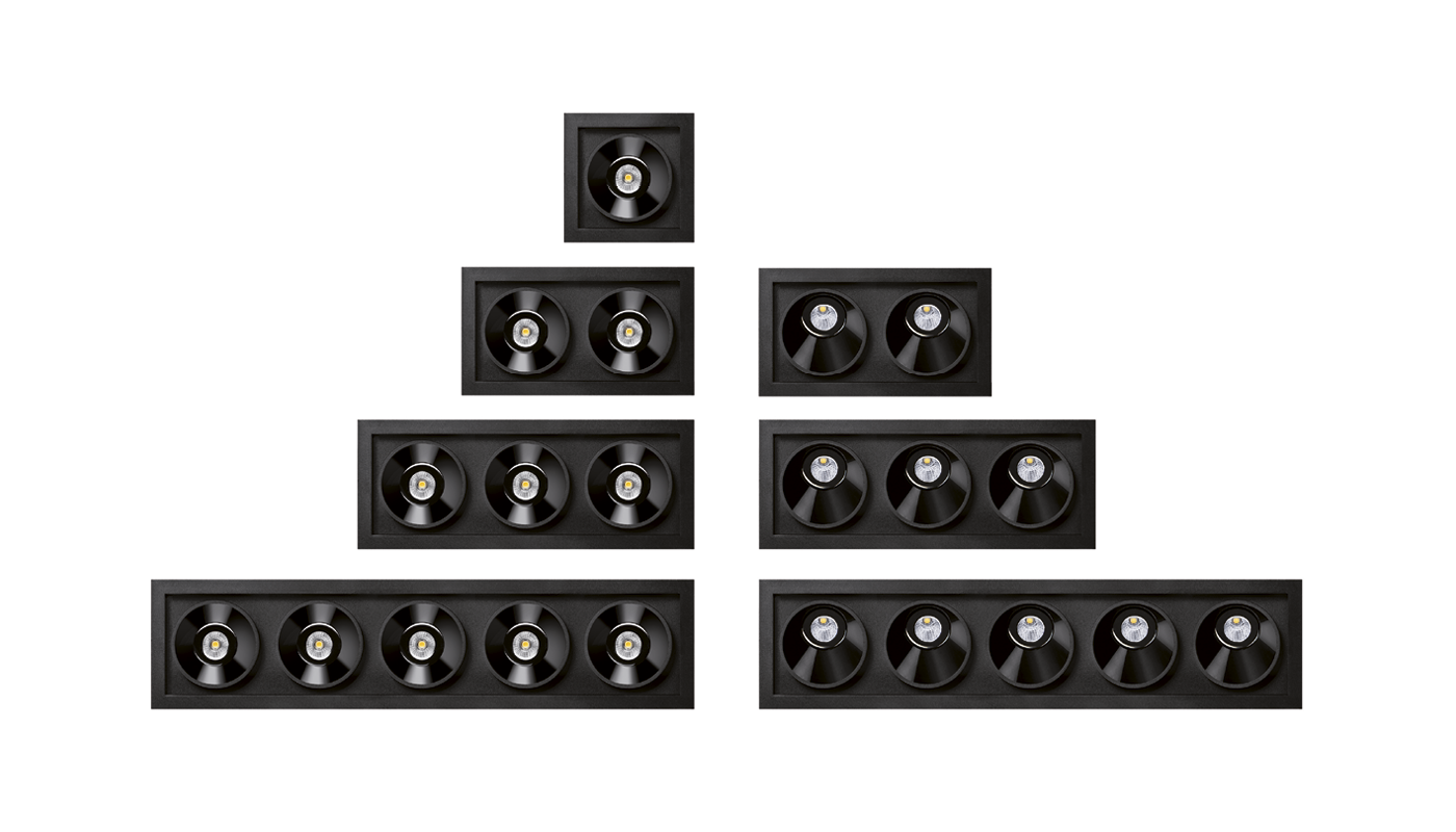 BLACK FOSTER ASYMMETRIC RECESSED 5