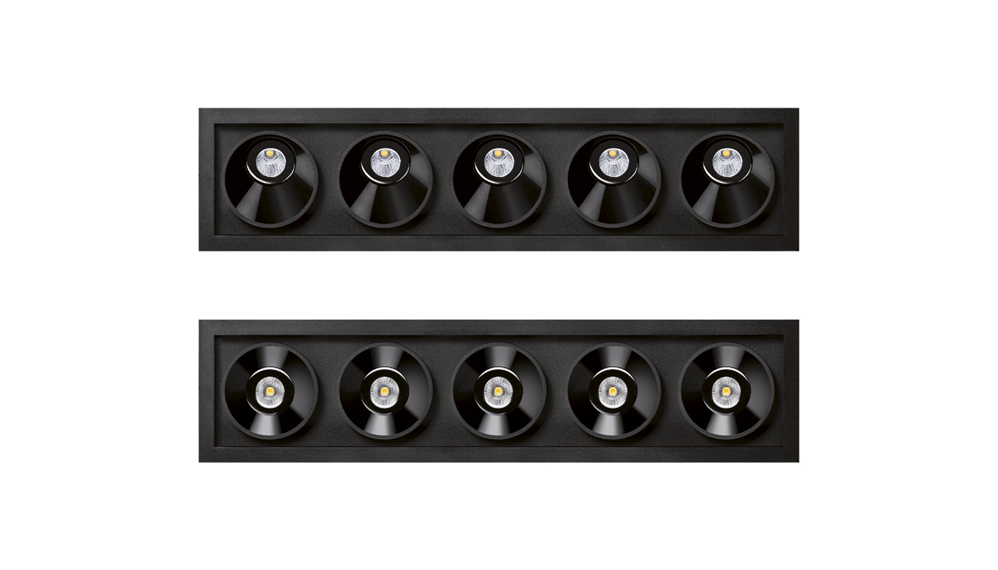 BLACK FOSTER ASYMMETRIC RECESSED 5