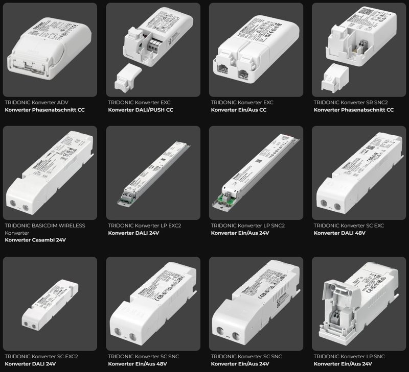 LED Konverter für Lichtleisten zur Umwandlung von 230V auf 24V